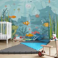 Bilderwelten Kindertapete - No.EK57 Meereslandschaft - Vlies Fototapete Breit Größe HxB: 225cm x 336cm