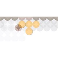 A.S. CREATIONS A.s.creations - DD117755 CirclePattern3 Atelier 47 fototapete grafik 270 x 600 cm (6 Teile) Fototapeten Online-Shop - Braun, Orange / Terrakotta