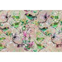 A.S. CREATIONS A.s.creations - Fototapete mosaic birds 2 DD110251 Livingwalls Walls by Patel Vliestapete Grün Rosa Rot - Grün, Rosa, Rot