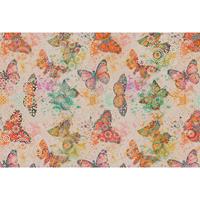 A.S. CREATIONS A.s.creations - Fototapete mosaicButterf2 DD110266 Livingwalls Walls by Patel Vliestapete Beige Grün Orange - Beige, Grün, Orange