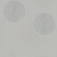 A.S. CREATIONS Moderne Tapete Blumen Grau 937921 |Tapete Geometrisch Blumen-Muster 93792-1 | Vliestapete für Wohnzimmer, Esszimmer, Küche | Günstig kaufen! - Gra