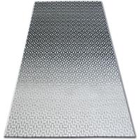 RUGSX Teppich LISBOA 27208/356 Strukturell Schwarz Grau Schwarz 80x150 cm