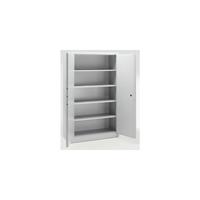 C+P Stalen kast, brandwerend volgens DIN 4102, h x b x d = 1950 x 1200 x 500 mm, lichtgrijs