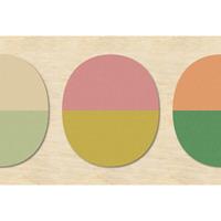 A.S. CREATIONS A.s.creations - Fototapete split ovals 2 DD114557 Livingwalls Walls by Patel Vliestapete Beige Grün Rosa - Beige, Grün, Rosa