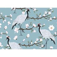 living walls Fotobehang Designwalls Japanese Cranes (5-delig)