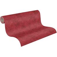 A.s. Création Behang Betonlook Donker Rood - 53 Cm X 10,05 M - As-374678