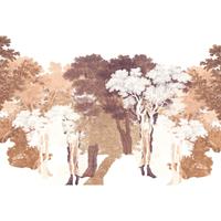 A.S. CREATIONS A.s.creations - DD117900 ForestBlot3 Atelier 47 fototapete wald 270 x 400 cm (4 Teile) Online Fototapeten bestellen - Orange / Terrakotta, Weiß