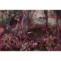 A.S. CREATIONS A.s.creations - Fototapete jungle 1 DD110691 Livingwalls Walls by Patel Vliestapete Grün Rosa Rot - Blau, Braun, Grau, Grün, Violett, Weiß