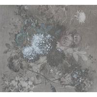 A.S. CREATIONS A.s.creations - Fototapete bouquet gris 2 DD110721 Livingwalls Walls by Patel Vliestapete Beige Blau Grau Braun Türkis - Orange, Rot