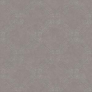 a.s.creations Tapete Pop Style 374774 Grau Braun Silber Vliestapete 1 Rolle = 10,05 x 0,53 m - Grau, Silber