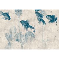 A.S. CREATIONS A.s.creations - Fototapete pond 1 DD110821 Livingwalls Walls by Patel Vliestapete Beige Blau Creme - Blau, Braun, Grau, Weiß