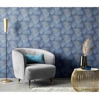Praxis Elle Decoration behang Trigon 1015208 blauw