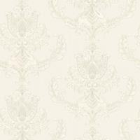 A.S. CREATIONS A.s.creations - Barock-Tapete Ornament-Tapete Beige Crème Grau Vliestapete Beige Crème Grau 335461 33546-1 - Beige / Crème, Grau