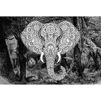 Architects Paper Fotobehang Atelier 47 Elephant Head 1 (4-delig)