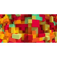 A.S. CREATIONS DD108895 3DCubesColour AP Digital 4 fototapete modern abstrakt 3d grafik 250 x 500 cm (5 Teile) Online Fototapeten bestellen - Orange / Terrakotta,