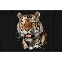 A.S. CREATIONS A.s.creations - DD118150 PolygonTiger1 Atelier 47 fototapete tiere holz natur 270 x 400 cm (4 Teile) Fototapeten bei BRICOFLOR kaufen - Braun, Weiß