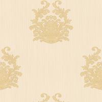 A.S. CREATIONS A.s.creations - Barock-Tapete Ornament-Tapete Beige Crème Grau Vliestapete Beige Crème Grau 958614 95861-4 - Beige / Crème, Grau