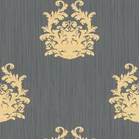 A.S. CREATIONS A.s.creations - Barock-Tapete Ornament-Tapete Blau Grau Vliestapete Blau Grau 958615 95861-5 - Blau, Grau