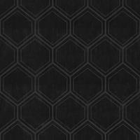 ART FOR THE HOME Superfresco Easy - Vliestapete - Geo - Hexagon - Black - 10m x 52cm