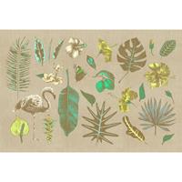 A.S. CREATIONS A.s.creations - Fototapete tropicana 2 DD110991 Livingwalls Walls by Patel Vliestapete Beige Gelb Grün Türkis - Beige, Braun, Creme, Grau