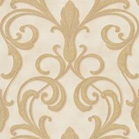 A.S. CREATIONS A.s.creations - Barock-Tapete Ornament-Tapete Beige Crème Grau Vliestapete Beige Crème Grau 958925 95892-5 - Beige / Crème, Grau