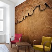 Bilderwelten Tapete Holzoptik - Holzstruktur II - Vlies Fototapete Premium Quadrat Größe HxB: 192cm x 192cm