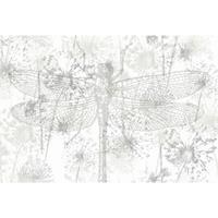 A.S. CREATIONS DD118265 DragonFly1 Atelier 47 fototapete tiere natur 270 x 400 cm (4 Teile) Fototapeten Online-Shop - Grau, Weiß