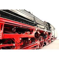 A.S. CREATIONS A.s.creations - DD109100 SteamLocomotiv AP Digital 4 fototapete modern 270 x 400 cm (4 Teile) Fototapeten Online-Shop - Rot, Schwarz / Anthrazit