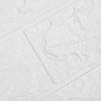 VIDAXL 3D Tapete Ziegelstein Selbstklebend 10 Stk. Weiß