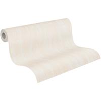 A.s. Création Behang Effen Beige En Crème - 53 Cm X 10,05 M - As-377622