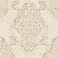 A.S. CREATIONS A.s.creations - Barock-Tapete Ornament-Tapete Beige Crème Grau Vliestapete Beige Crème Grau 343723 34372-3 - Beige / Crème, Grau