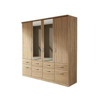 kindermoebel-24shop Kleiderschrank Dilan 20 Grau 4 Türen B 181 cm