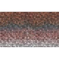 A.S. CREATIONS A.s.creations - DD116935 MosaicTile1 Atelier 47 fototapete grafik modern 270 x 500 cm (5 Teile) Fototapeten Online-Shop - Blau, Braun