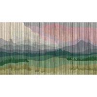 A.S. CREATIONS Fototapete mountains 2 DD113717 Livingwalls Walls by Patel Vliestapete Beige Blau Grün Rosa Türkis Violett - Grün