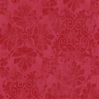HOMEMAISON Barock-Tapete Glitzer | Ornament-Tapete rot 32987-3 | Vliestapete für Schlafzimmer & Wohnzimmer 329873 | Rote Tapeten jetzt - Rot, Silber