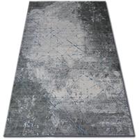RUGSX Teppich ACRYL YAZZ 6076 RISSIGER BETON blau / grau Grau und Silbertönen 80x150 cm