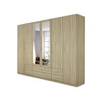 kindermoebel-24shop Kleiderschrank Ina beige 6 Türen B 271 cm - H 210 cm