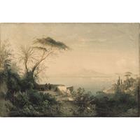 A.S. CREATIONS A.s.creations - DD117265 AncientPaint.3 Atelier 47 fototapete gemälde landschaft 270 x 400 cm (4 Teile) Fototapeten bei BRICOFLOR kaufen - Blau, Grün