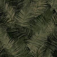 DUTCH WALLCOVERINGS Tapete Palm Grün