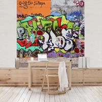 Bilderwelten Graffiti Tapete - Graffiti - Vlies Fototapete Quadrat Größe HxB: 288cm x 288cm