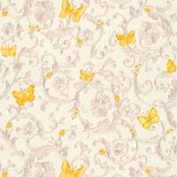 A.S. CREATIONS A.s.creations - Englische Tapeten Tapeten Wohnzimmer Beige Crème Gelb Grau Vliestapete Beige Crème Gelb Grau 343253 34325-3 - Beige / Crème, Gelb,