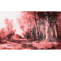 A.S. CREATIONS A.s.creations - DD117415 ForestPaint.3 Atelier 47 fototapete gemälde baum natur landschaft 270 x 400 cm (4 Teile) Fototapeten Online-Shop - Pink /