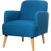 Paperflow Bezoekersstoel met armleuning Brooks Blauw