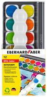 Eberhard Faber Deckfarbkasten Winner, 12 Farben, inkl. Mischpalette & Deckweiß