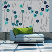 ARTGEIST Fototapete Azurblaue Knöpfe cm 300x231 