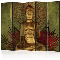 ARTGEIST 5teiliges Paravent Golden Buddha II cm 225x172 