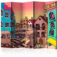 ARTGEIST 5teiliges Paravent Morning in a city cm 225x172 