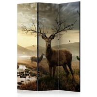 ARTGEIST 3teiliges Paravent Deers by mountain cm 135x172 
