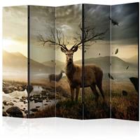 ARTGEIST 5teiliges Paravent Deers by mountain cm 225x172 