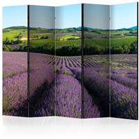 ARTGEIST 5teiliges Paravent Lavender fields I cm 225x172 
